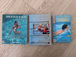 Lote de libros de natación