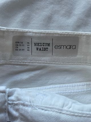 Falda vaquera blanca