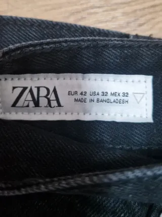 Pantalón Zara Negro Talla 42