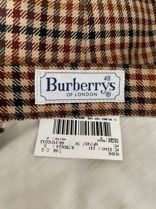 Pantalón largo Burberrys cuadros