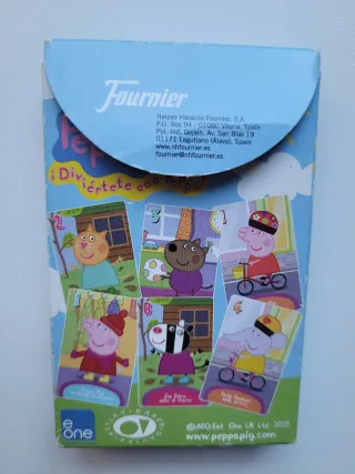 Juego de cartas Peppa Pig +3 años