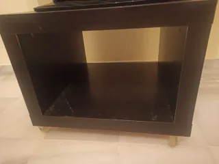 Mesa LACK IKEA Negra-Marrón