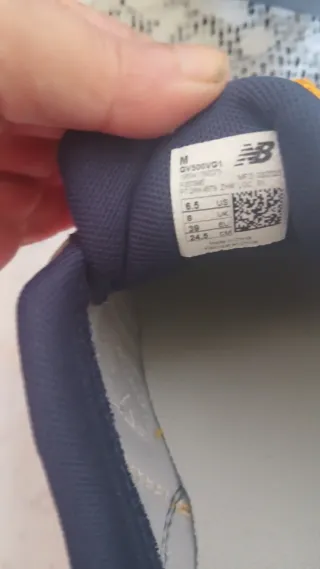 Zapatillas New Balance 39 Mostaza