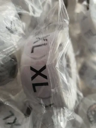 21 Etiquetas Adhesivas Tallas Ropa.