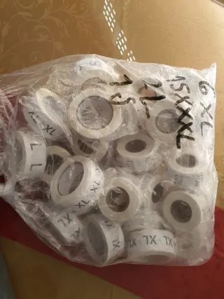 21 Etiquetas Adhesivas Tallas Ropa.