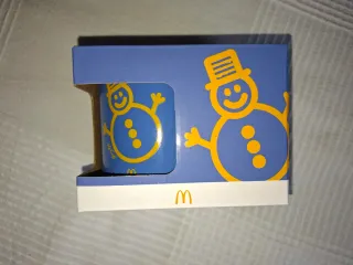 Taza McCafé Navidad Muñeco Nieve