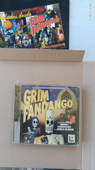 Grim Fandango - PC (LucasArts) - Caja Grande