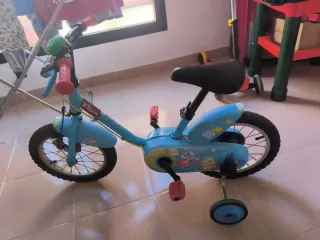Bicicleta infantil Btwin azul