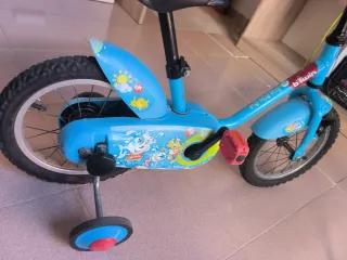 Bicicleta infantil Btwin azul