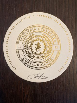 Posavasos de Cerveza Bavaria de Costa Rica