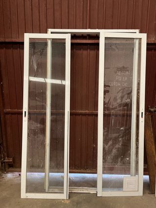 Ventanal aluminio blanco suelo a techo