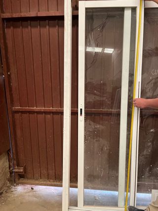 Ventanal aluminio blanco suelo a techo