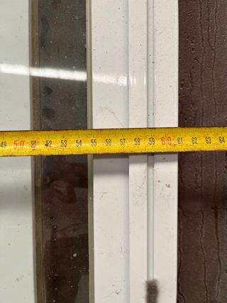 Ventanal aluminio blanco suelo a techo