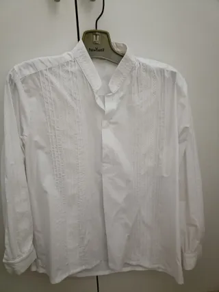 Camisa fallero niño blanca tallas 3 ,29 33 y 35