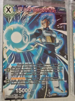 Lotto 2 Carte Dragon Ball. Goku e Vegeta