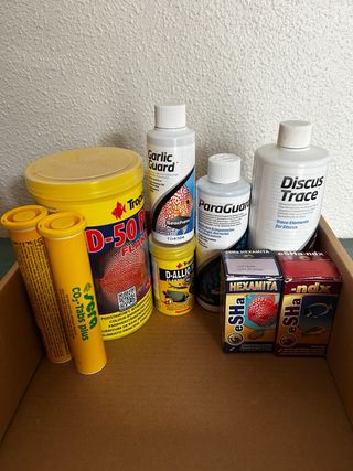 Accessori per acquari: cibo, trattamenti e CO2