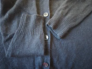 Jersey Merino Cashmere Premium Negro Talla M