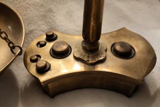 Antigua Balanza de Latón