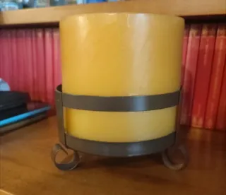 Candela con portacandela