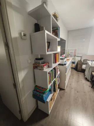 Estantería Librería Blanca Modular