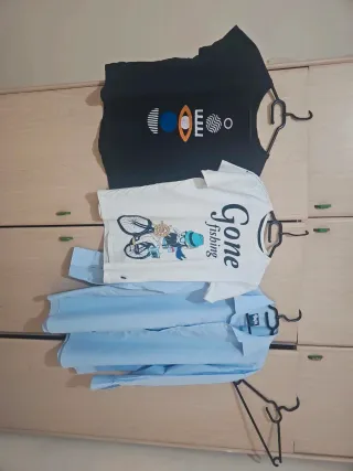 Lote Ropa Hombre/Niño: Camisetas y Camisa