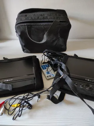 2 pantallas portátiles para el coche Nevir