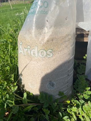 Saco de arena para acuario