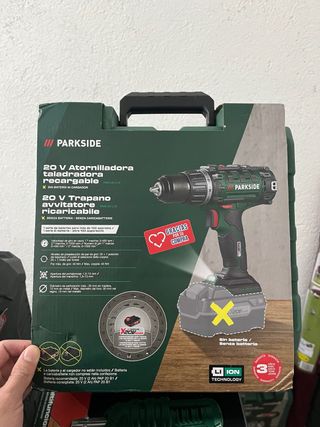 Parkside 20V Taladradora Atornilladora
