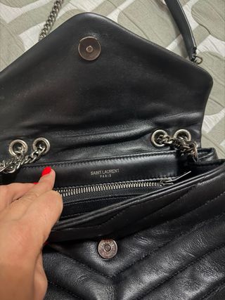 Bolso YSL Piel Negro