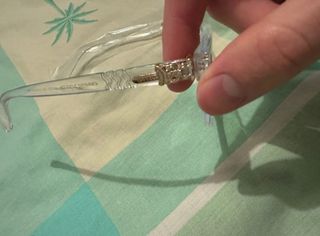 Occhiali Chrome Hearts Argento