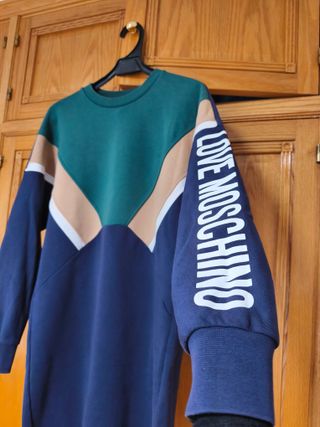 Vestido Love Moschino Azul y Verde