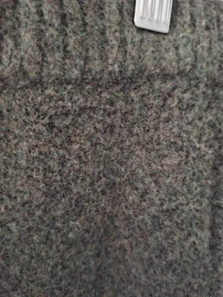 Falda Zara verde oliva