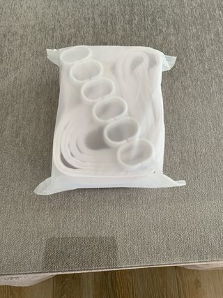 Tenda da bagno pieghevole magnetica bianca 180x200cm