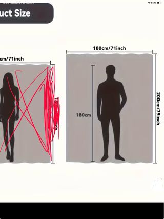 Tenda da bagno pieghevole magnetica bianca 180x200cm