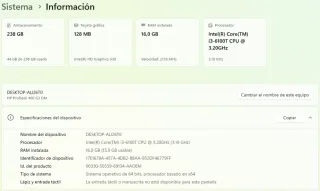 HP ProDesk i3-6100T 16GB RAM 256GB SSD