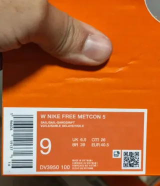 Nike Free Metcon 5 Talla 40.5