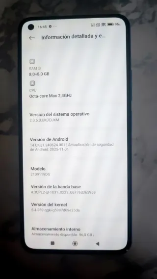 Xiaomi 11 Lite 5G NE 128GB Blu 16GB RAM