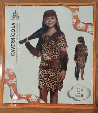 Disfraz Cavernícola / Troglodita Niña