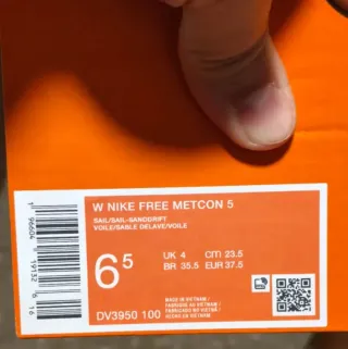 Nike Free Metcon 5 Talla 37.5