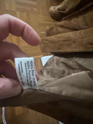 Cazadora/Sobrecamisa Piel Ovino Marrón
