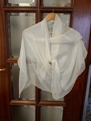 Foulard donna avorio