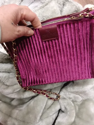 Bolso Pepe Moll Morado y Dorado