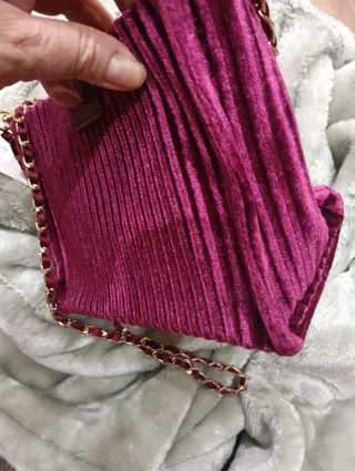 Bolso Pepe Moll Morado y Dorado
