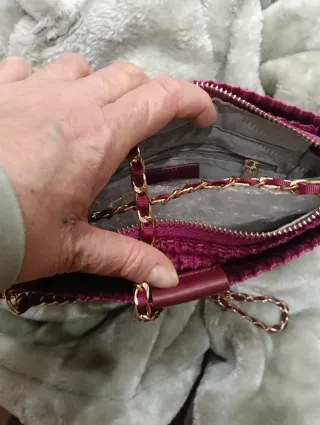 Bolso Pepe Moll Morado y Dorado