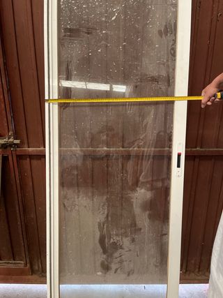 Ventanal aluminio blanco corredero