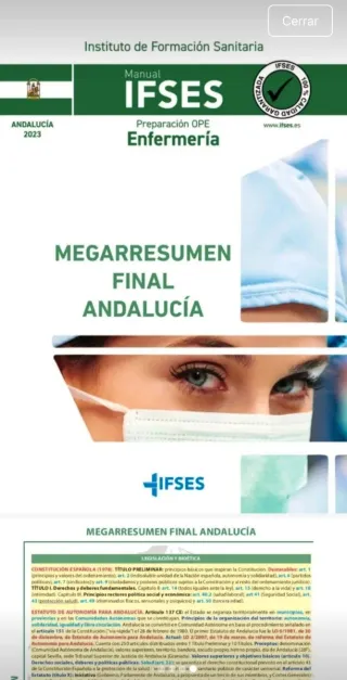Temario OPE enfermería SAS