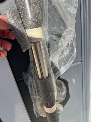 Puerta entrada moderna con cristal