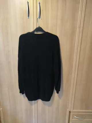 Cárdigan Mango Negro Mujer