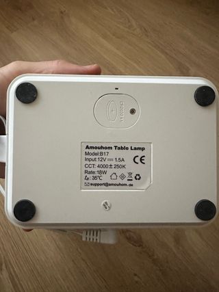 Despertador Amouhom Carga Inalámbrica