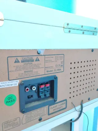 Tocadiscos marca Lauson Retro modelo CL106A